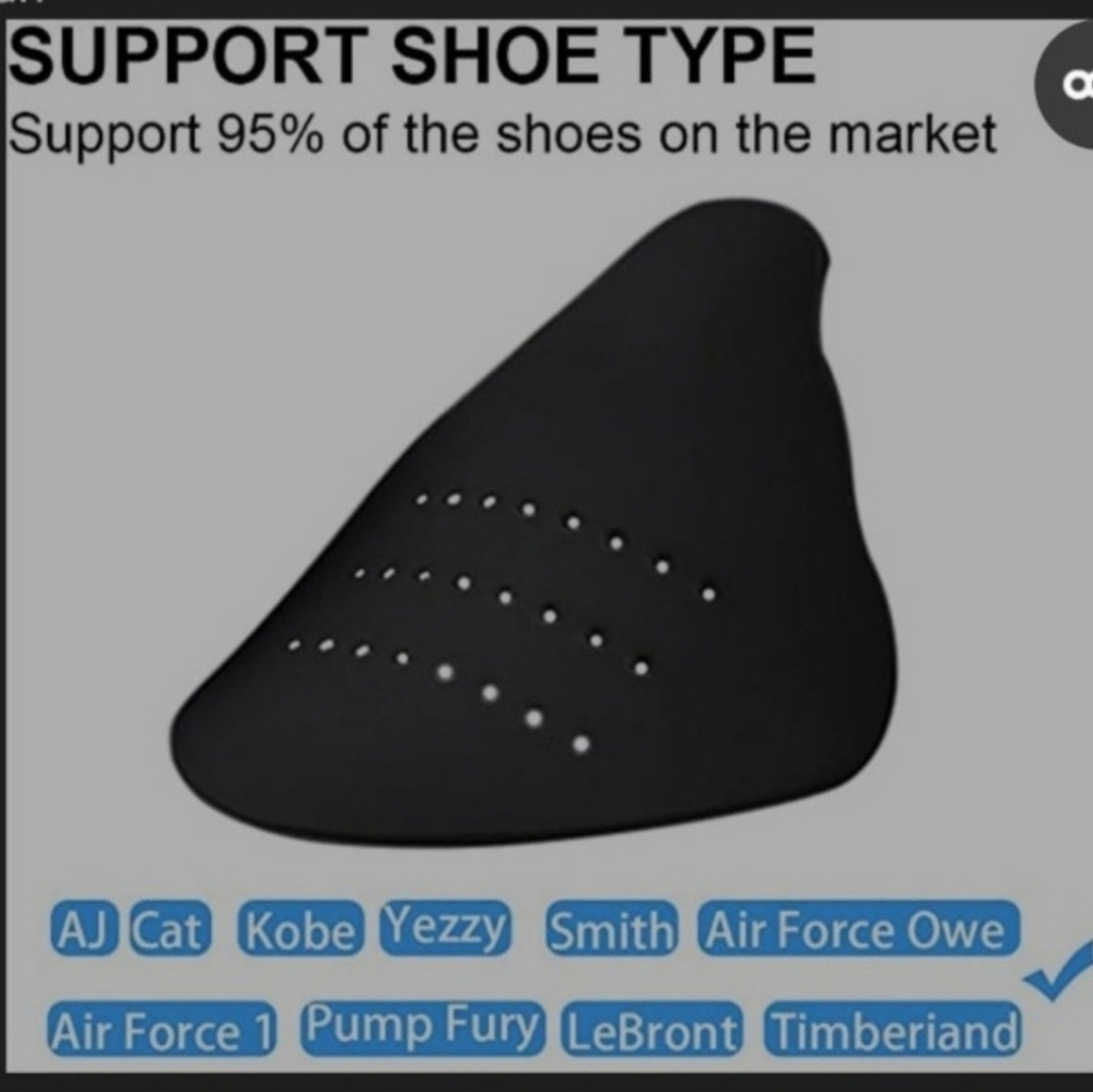 Anti Crease, No Crease Shoe Protectors, 2 Pairs- NEW - Picture 3 of 5